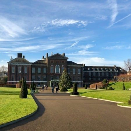 Kensington palace blue sky