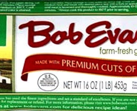 USDA Bob Evans Recall