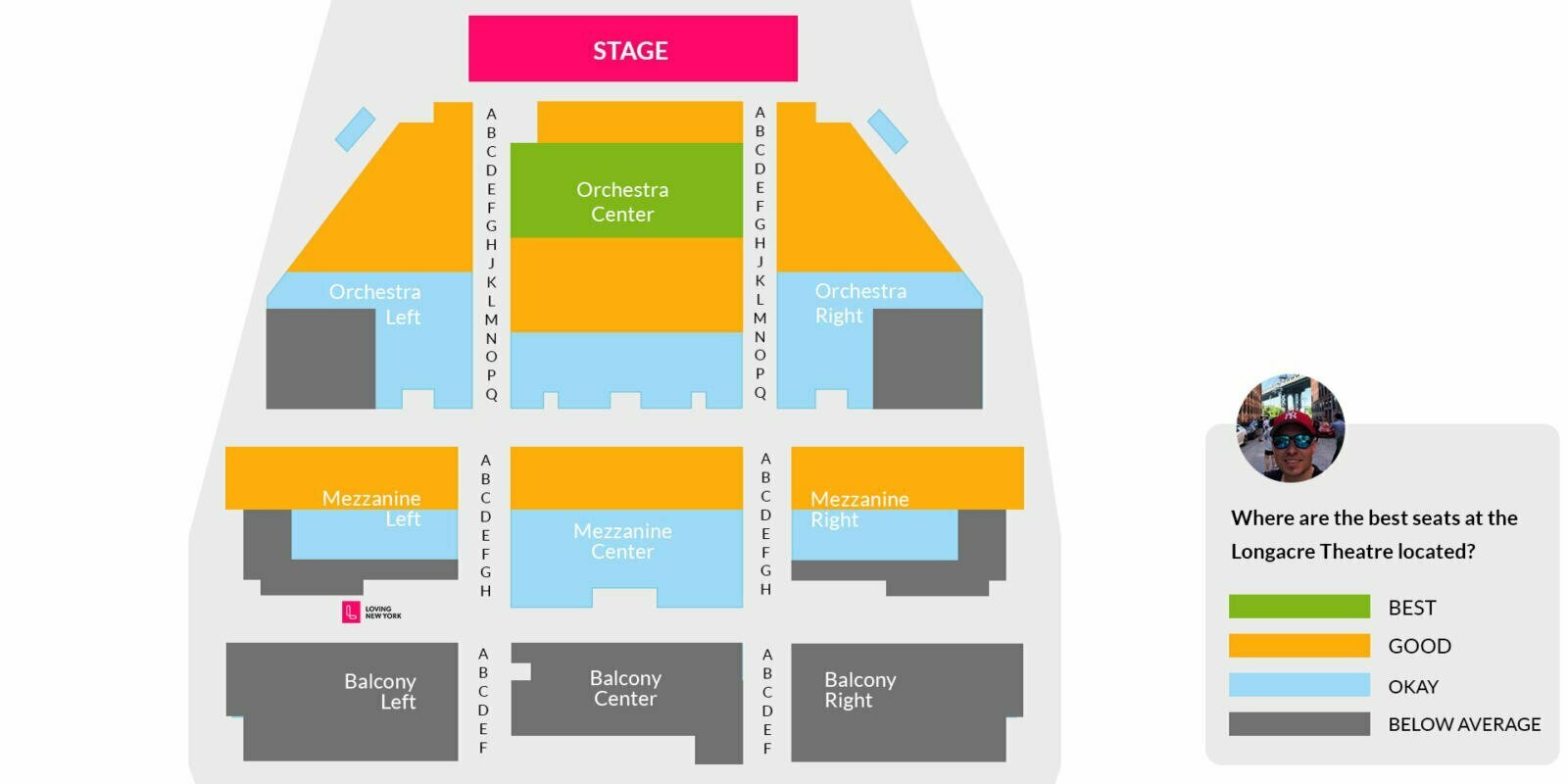 Where Are the Best Seats at the Longacre Theatre Broadway New York Seating Plan 1600x800 1