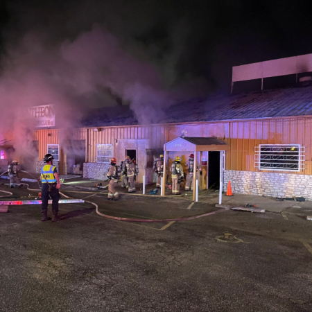 bastrop highway structure fire