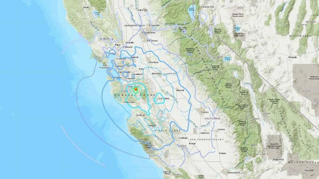 south bay earthquake